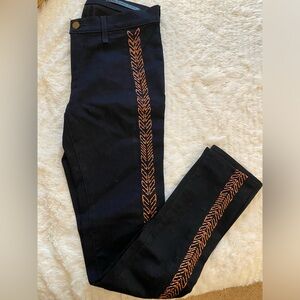 Rag and Bone jeans with embroidery